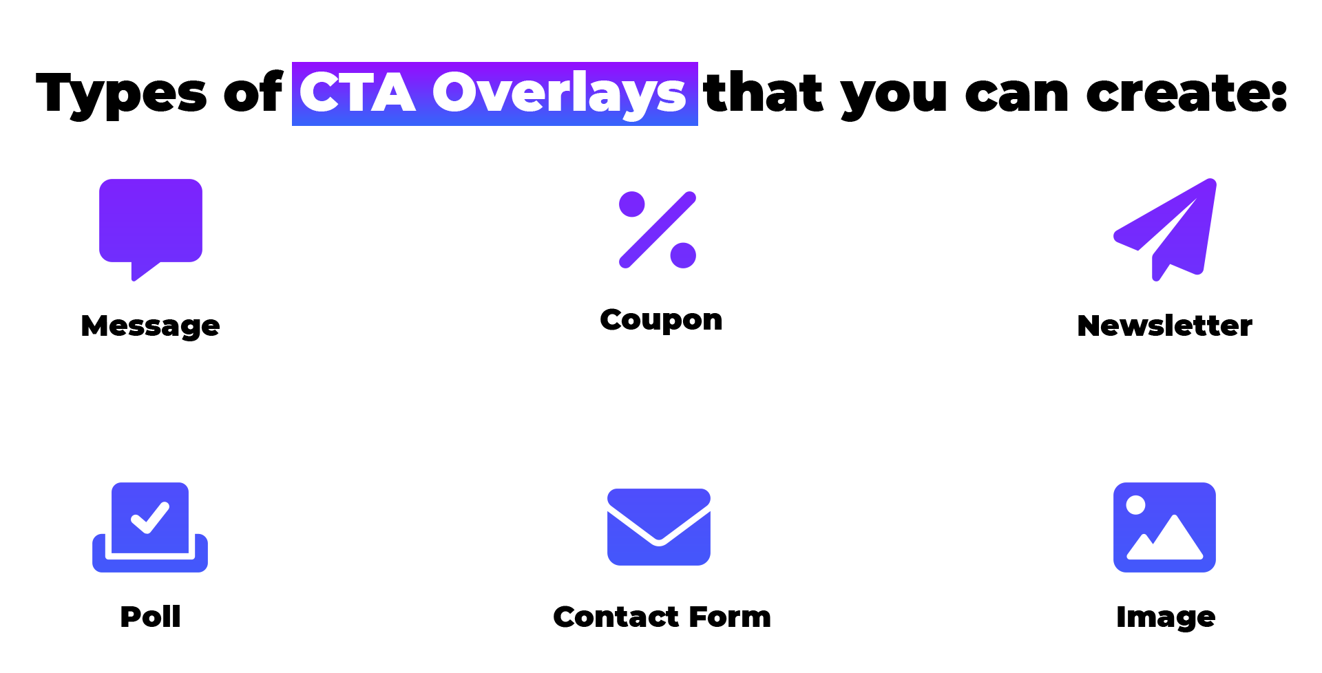 cta overlay types